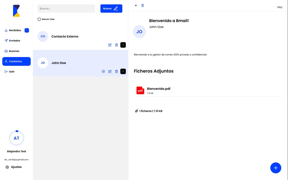 #4. Bmail Desktop (macOS) Podle: Iberbox Secure Services, S.L.