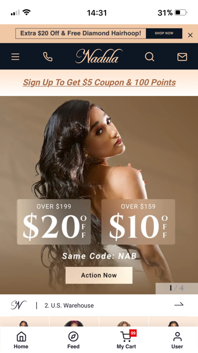 Nadula wigs Screenshot