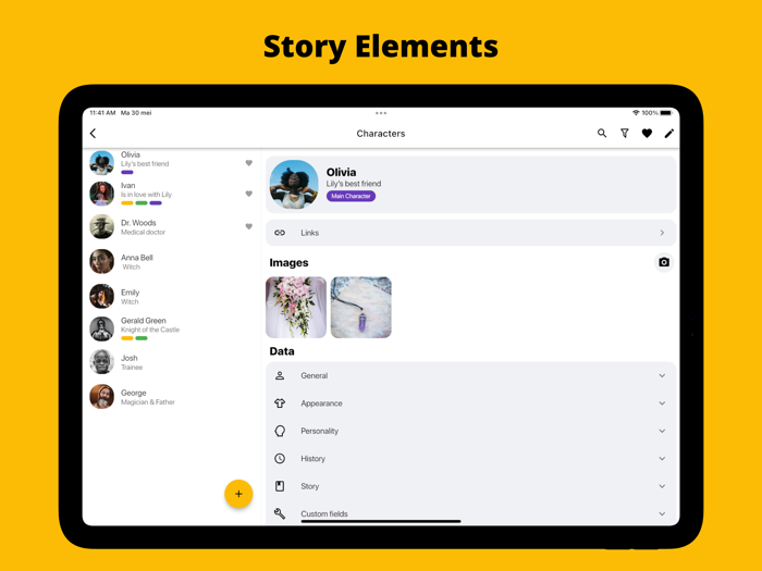 Fortelling - Writer Tools