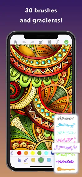 Game screenshot ColorRing: adult coloring book apk