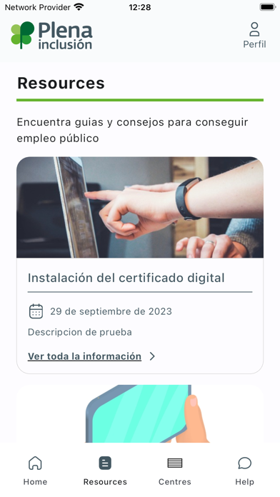 Empleo Público Accesible Screenshot