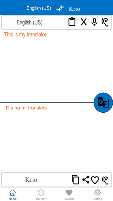 English To Krio Translator Screenshot