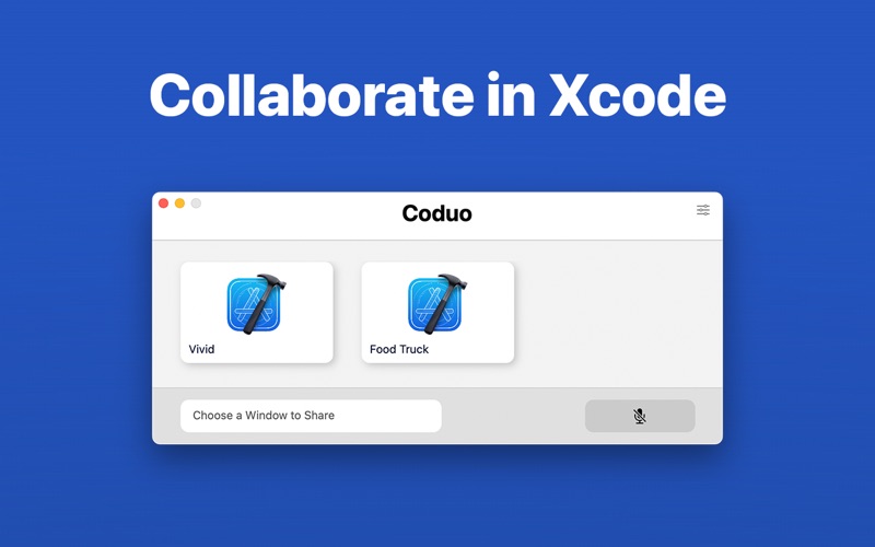 coduo - pair coding for xcode iphone screenshot 1