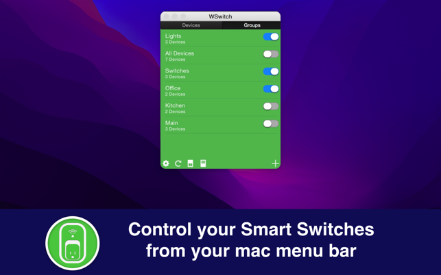 Captură de ecran WSwitch for Smart Switches