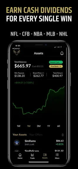 Game screenshot SimBull: Sports Stock Market hack