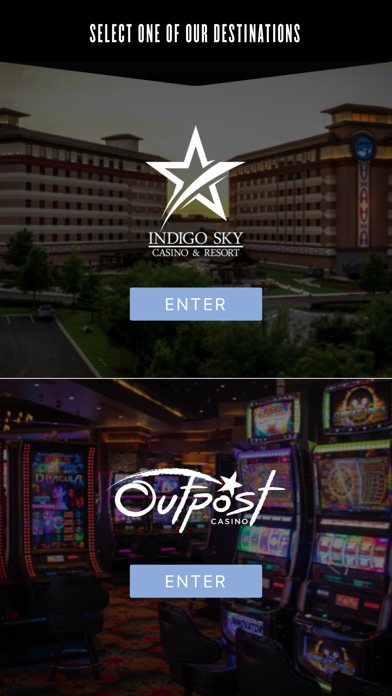 Indigo Sky & Outpost Casinos Screenshot
