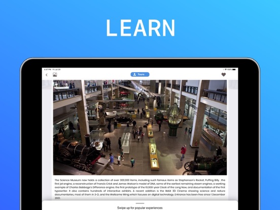 Science Museum of London iPad screenshot