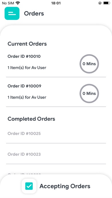GoferClean-Delivery Driver App Screenshot