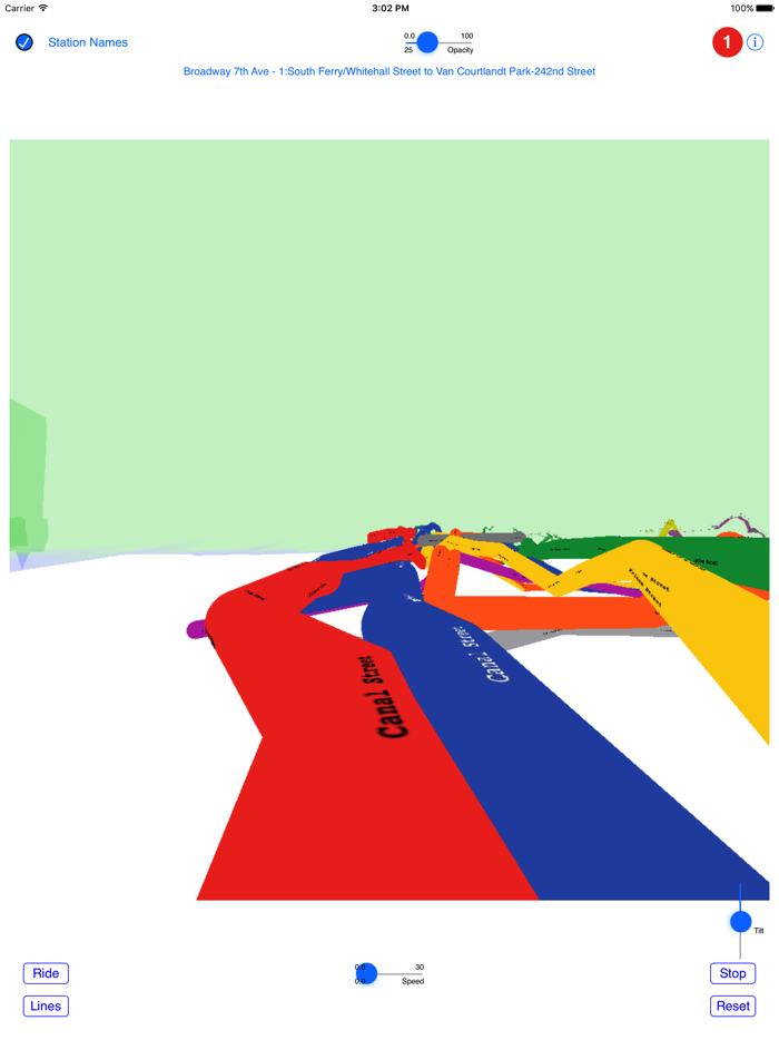 New York City Subway 3D Map