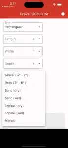 Gravel Calculator Plus screenshot #3 for iPhone