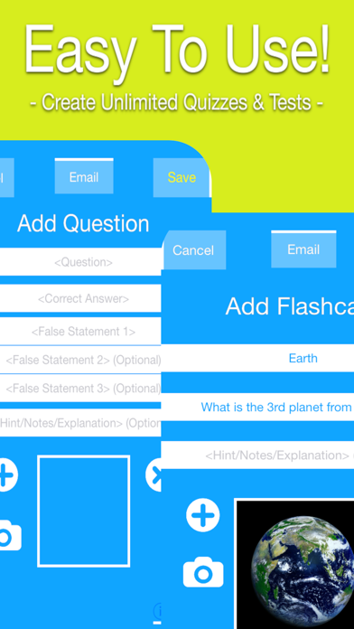 Screenshot #3 pour Quiz and Flashcard Maker