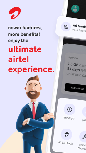 Airtel Thanks – Recharge & UPI スクリーンショット 1