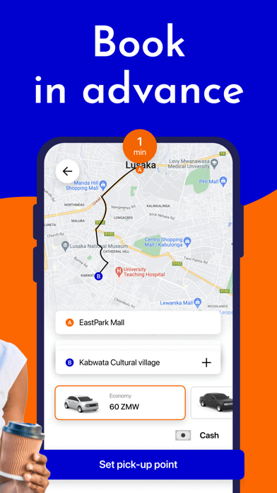 Hover Taxi Zambia: Lusaka cab Screenshot