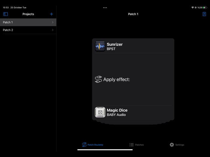 Patch Roulette AUv3 Randomizer