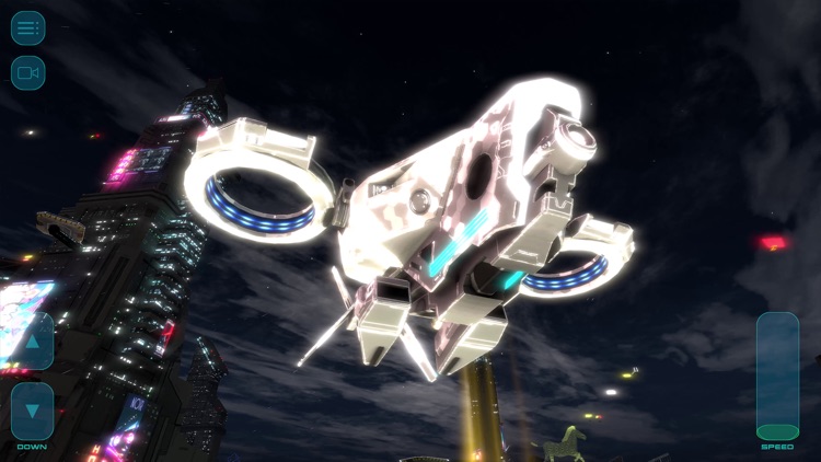 Cyber Car - Flight Simulator screenshot-5