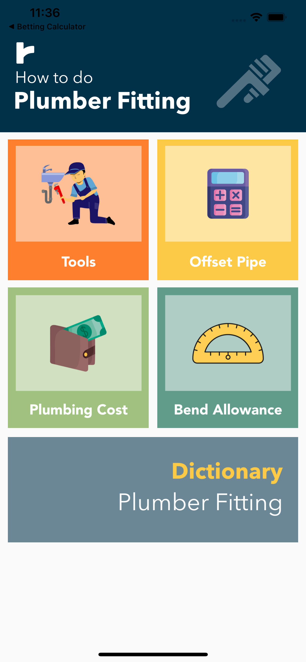 Pipe Fitting Calculator & Tips screenshot 1