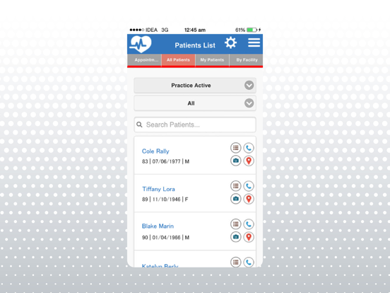 All Care Doctor Practice iPad screenshot 4 - Medical app