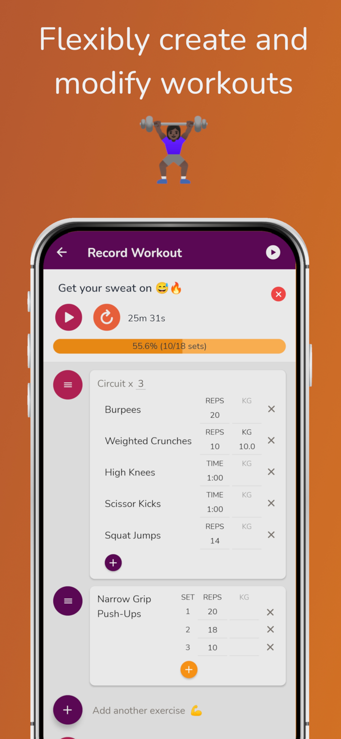 nuumi  Track and Share Workouts