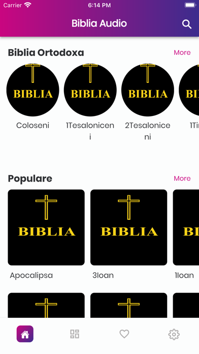 Biblia Ortodoxa Romana Audio Screenshot