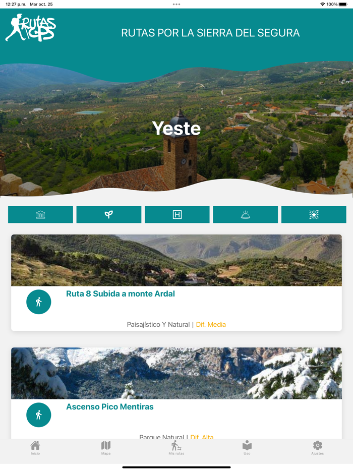 Rutas GPS Sierra del Segura