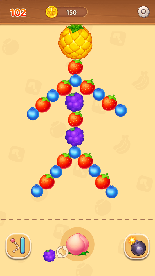 #2. Shoot & Merge Fruit Ball (iOS) Ved: 曼河 李