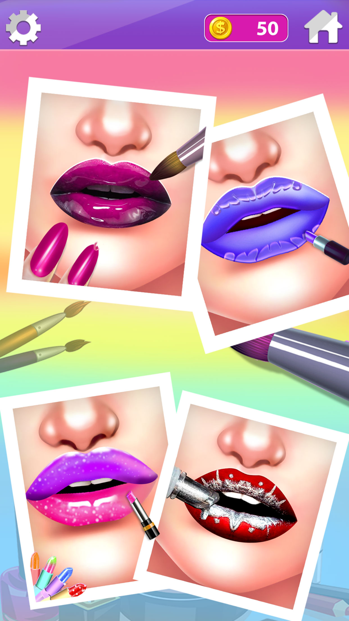 Lip Art Makeup Lipstick Games