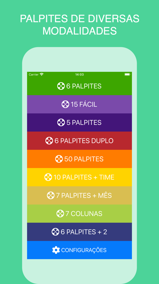 #1. Palpiteiro (iOS) 由: Cristian Feldes