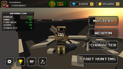 Pixel Z Sniper 3D Screenshot