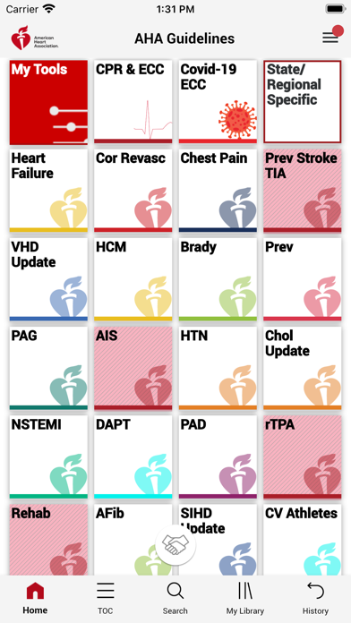 AHA Guidelines On-The-Go Screenshot
