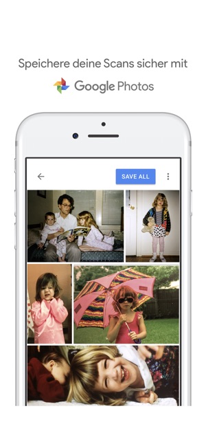 Fotoscanner von Google Fotos im App Store