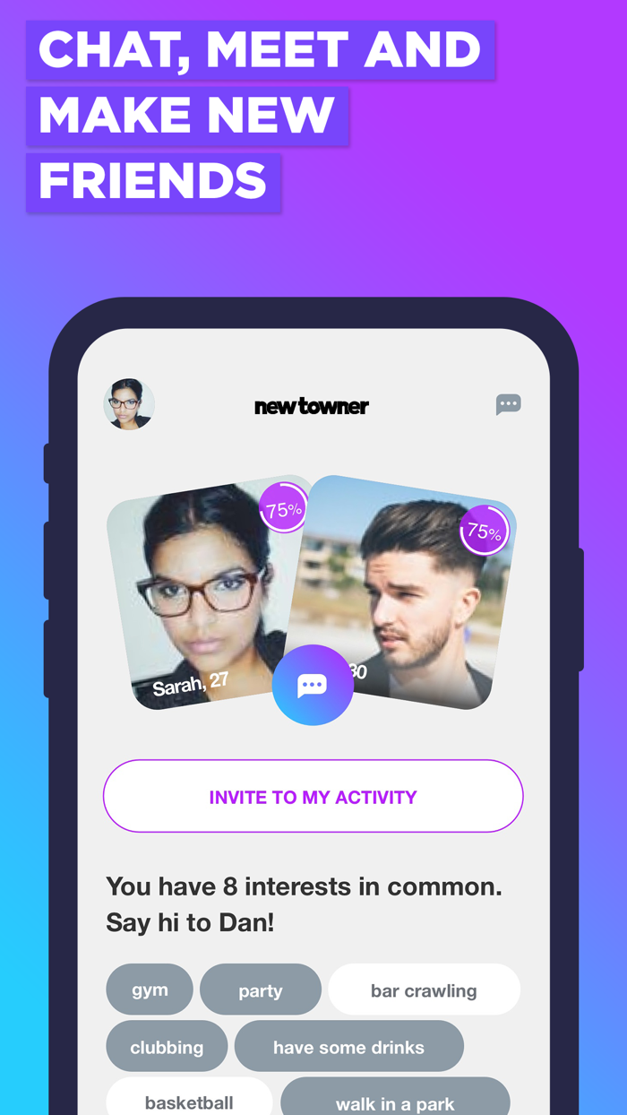 NewTowner Meet People Nearby