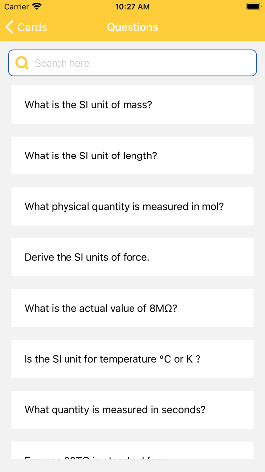 #7. A-Level Physics Flashcards (iOS) 来自: Saman Wijenayake