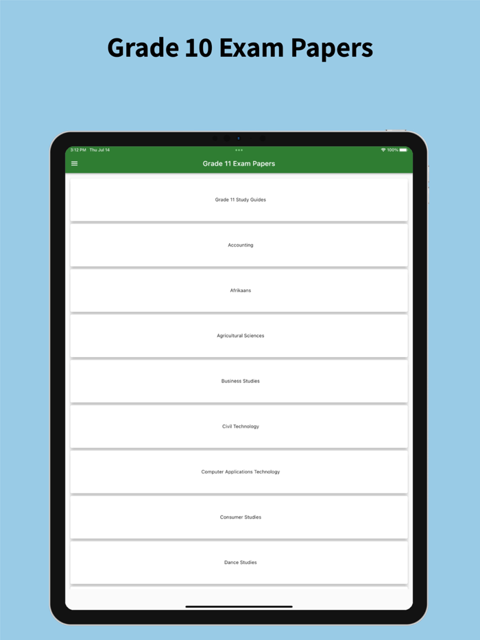 Grade 10 Exam Papers