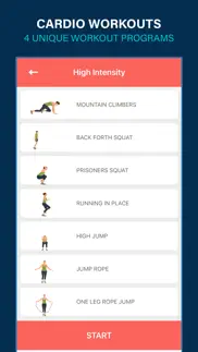 cardio fitness daily workouts iphone screenshot 2