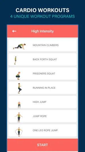 Cardio Fitness Daily Workouts screenshot 2
