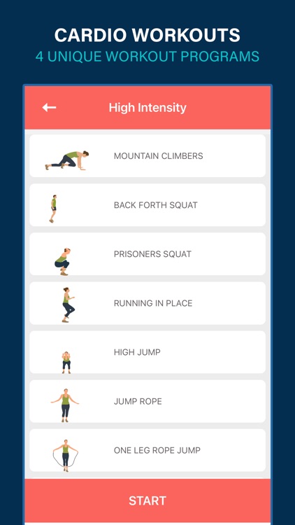 Cardio Fitness Daily Workouts