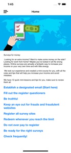 Paid Surveys: Get Paid Guide screenshot #2 for iPhone