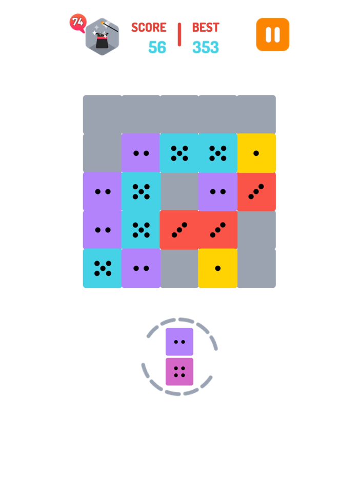 DomiMerge Hexa Puzzle