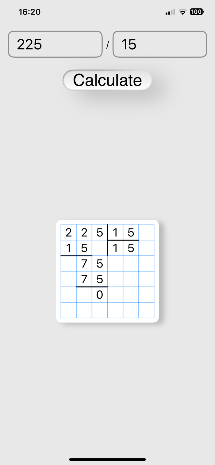 Long division Eastern Europe
