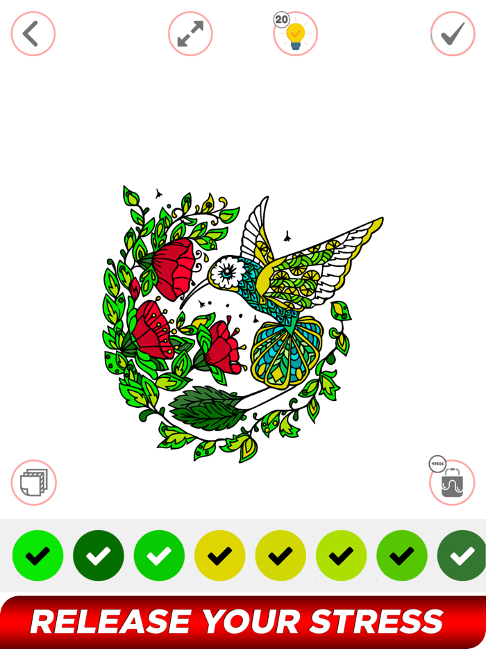 Tattoo Paint By Number Book