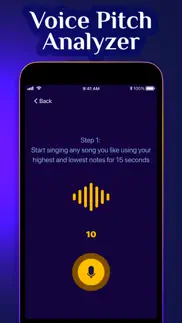 sing whiz - vocal range test iphone screenshot 3