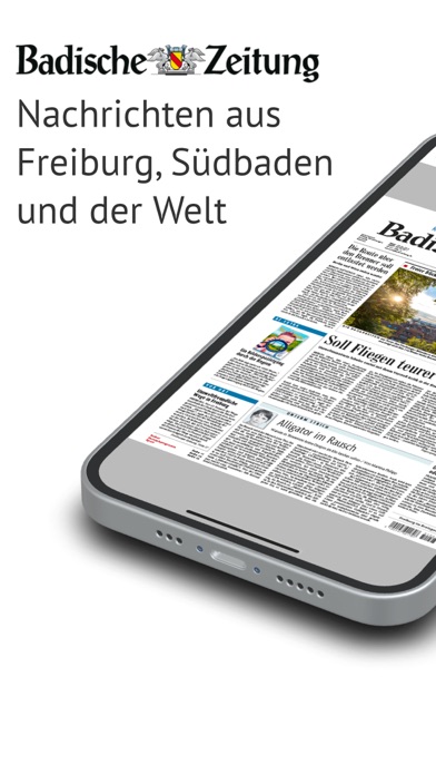 Badische Zeitung Screenshot