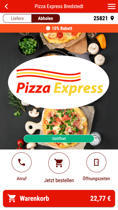Pizza Express Bredstedt Screenshot