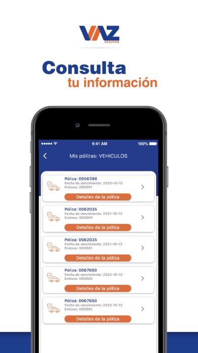 Vaz Seguros Screenshot