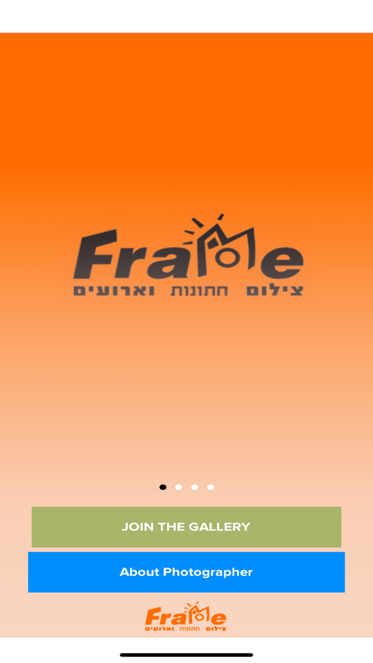 #1. frame צלמים (iOS) Podle: WedUp Ltd