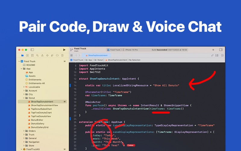 coduo - pair coding for xcode iphone screenshot 3