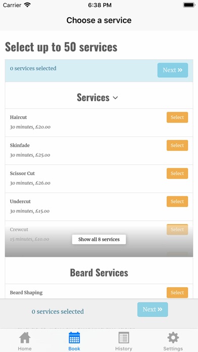 Screenshot 3 of The Barbers Lounge MK App