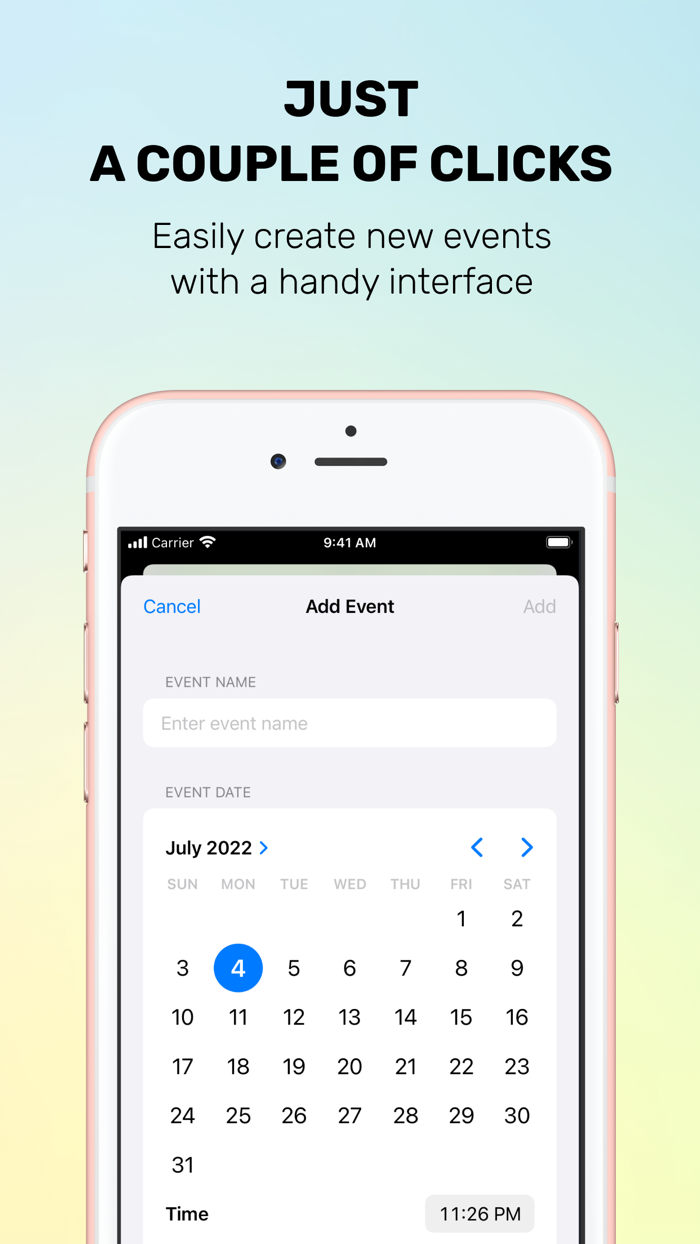 Dates. Events Countdown