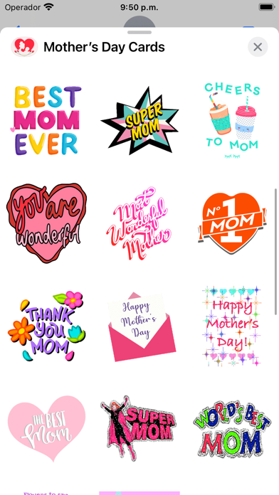 Mother’s Day Cards Screenshot