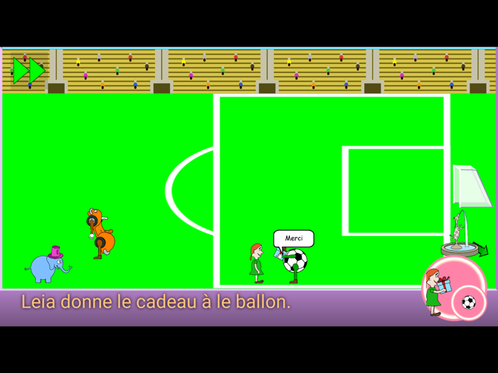 Red Giraffe Says Hello